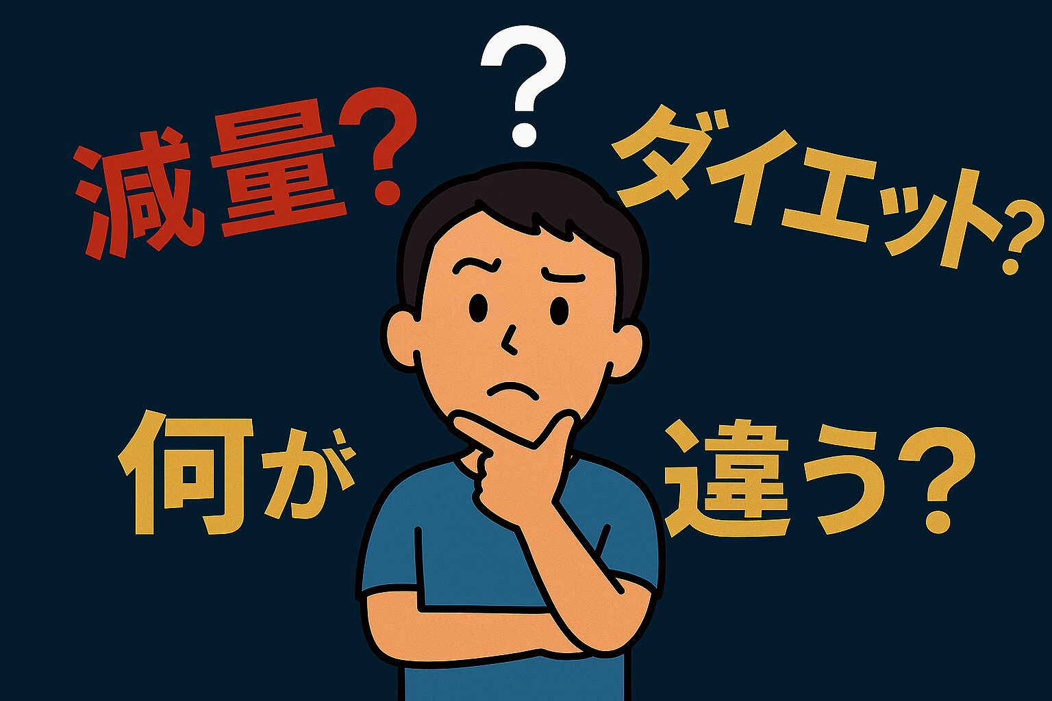 減量とダイエット何が違う？
