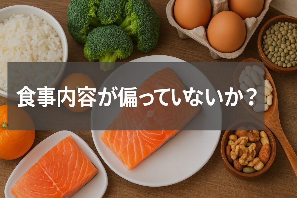 食事内容が偏っていませんか?