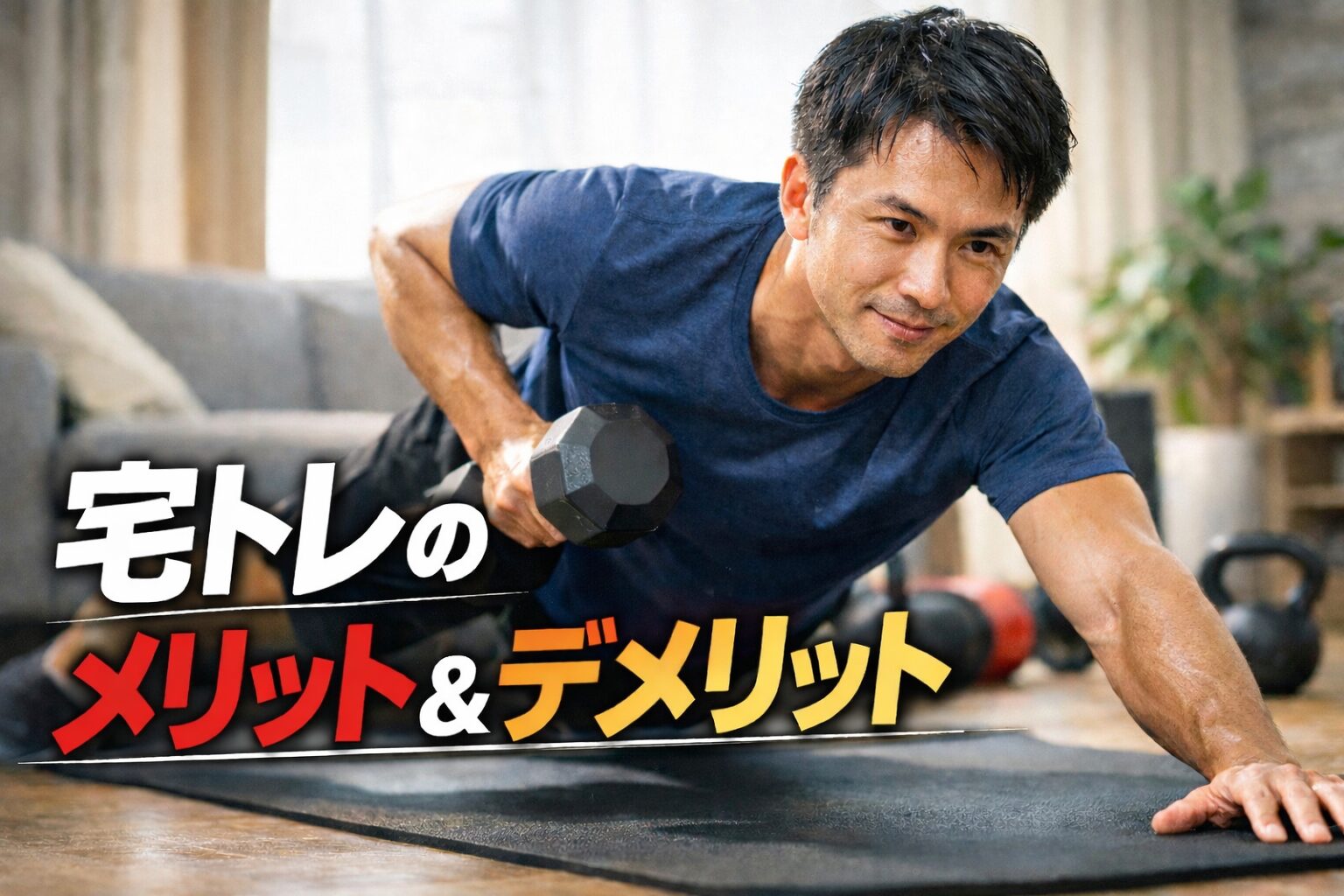 ジムか自宅か迷う人へ｜宅トレ歴6年でわかったホームトレーニングのメリット・デメリット5選